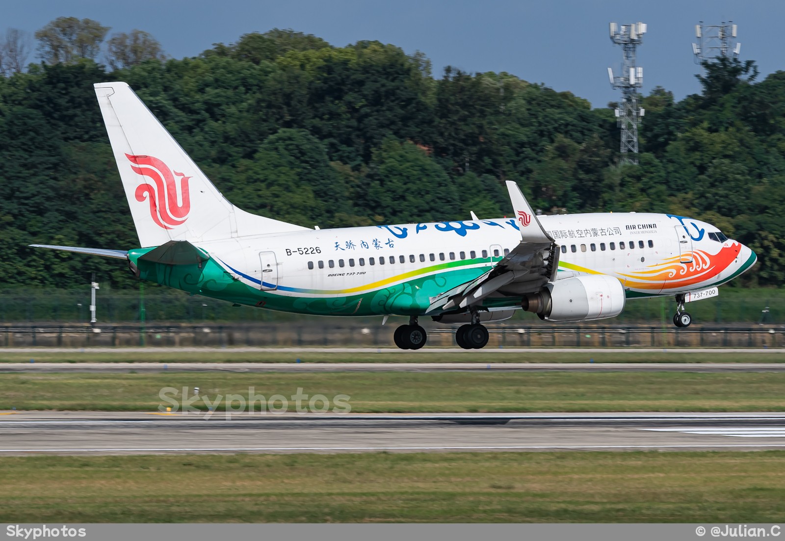 中国国际航空内蒙古公司 B737-79L(WL)